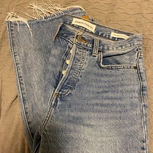 Denim Forum Farrah Wide Leg Jeans